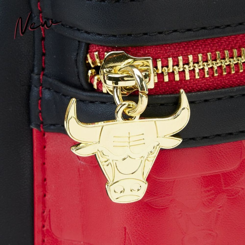 Loungefly - NBA Chicago Bulls Patch Icons Mini Backpack - Picture 5 of 7